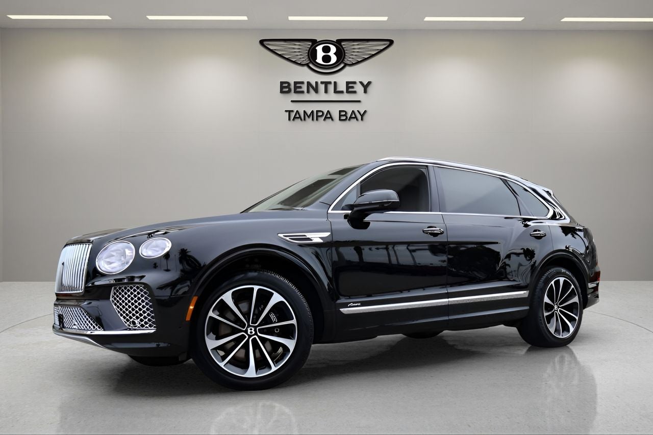 2025 Bentley Bentayga EWB Azure in Onyx — front three-quarter view