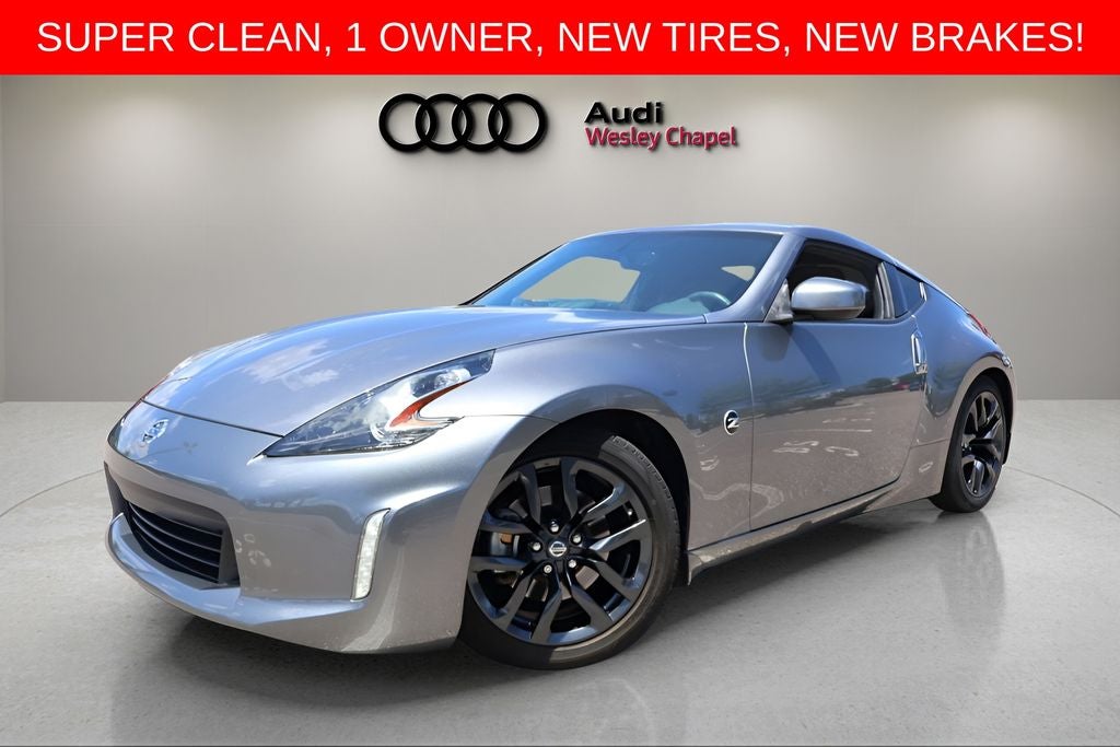 2020 Nissan 370Z Base in Gun Metallic — front three-quarter view