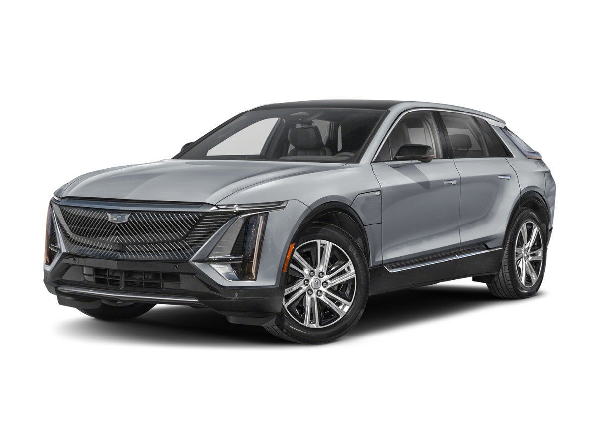 2026 Cadillac LYRIQ Sport in Vibrant White Tricoat — front three-quarter view