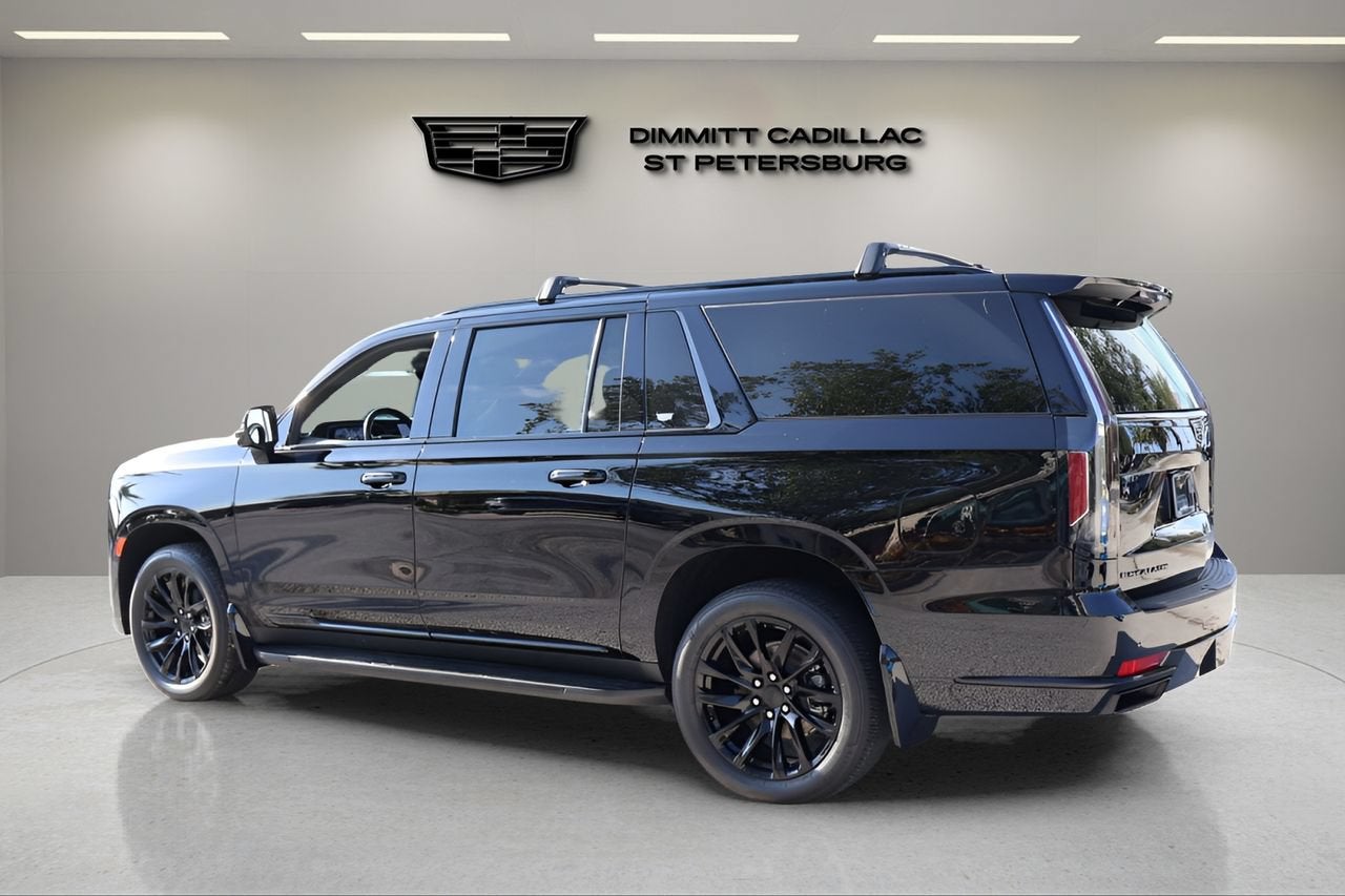 2023 Cadillac Escalade ESV — rear three-quarter view