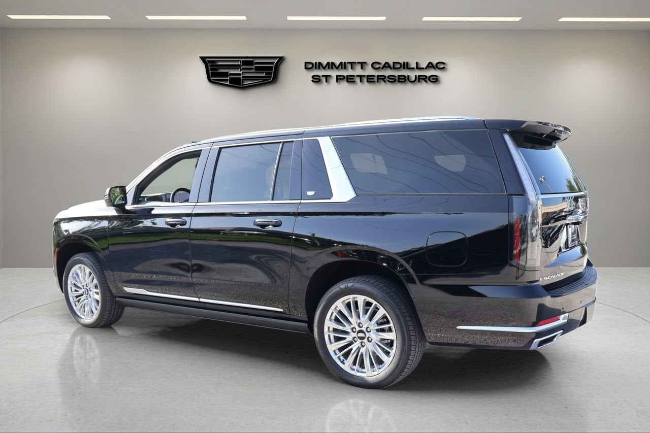 2026 Cadillac Escalade ESV — rear three-quarter view