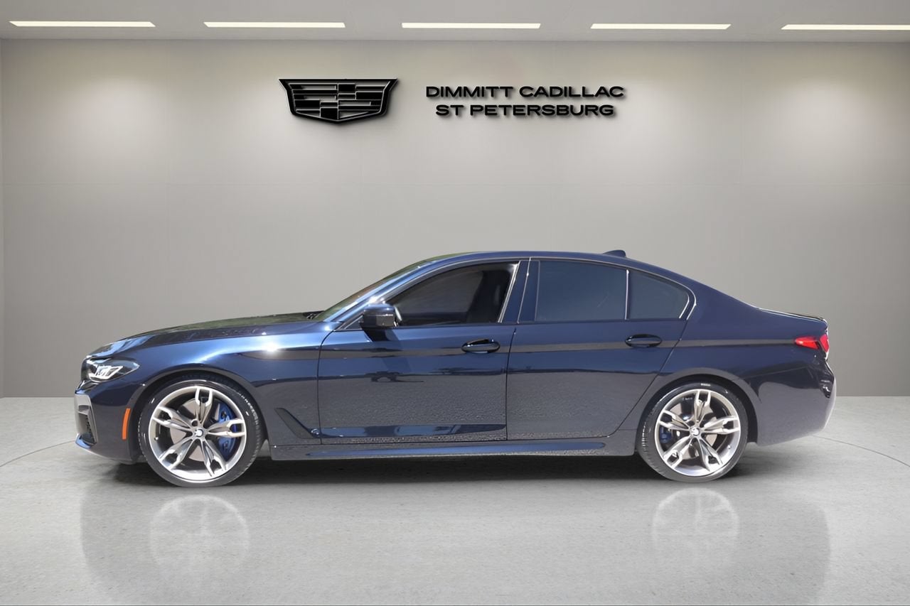 2022 BMW 5 Series — side profile view